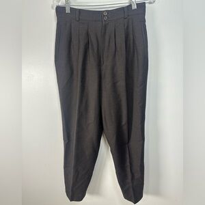 Vintage Alanni by Donnybrook blue & green/brown houndstooth trousers Size 12 90s